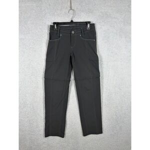 Kuhl Convertible Anika Pants Dark Gray‎ Black Size 2 28x31